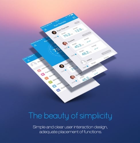 ميزان ذكي لدهون الجسم مع بلوتوث، رقمي لاسلكي مع شا...