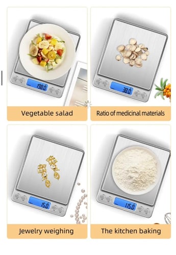 ميزان دقيق جدا بدقة 3000 جرام × 0.1 غرام، مقياس مط...