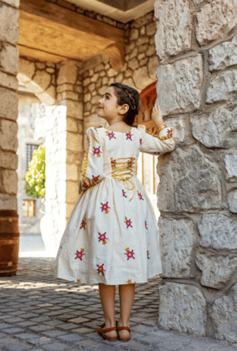 فستان رمضاني مطرز