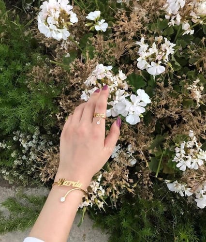 خاتم وسواره بالاسم عصري