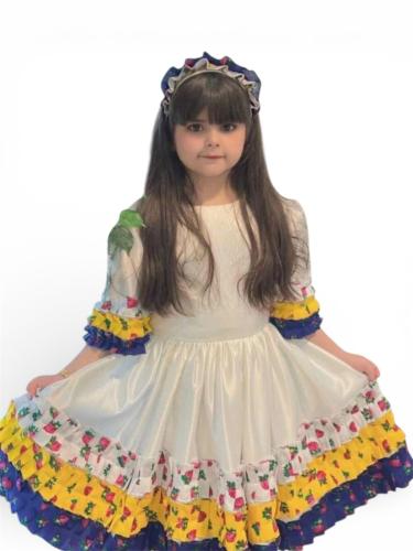 فستان بطبقات الشالكي