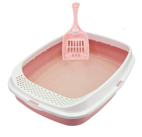 صندوق رمل (ليتر بوكس) مع مجرفة ايطالي الوان متعددة