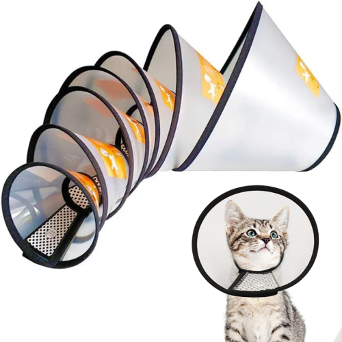 طوق علاج للقطط مقاس XS اسود