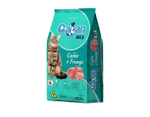 كيس اكل قطط 20 كيلو دجاج ولحم مكس GATAN
