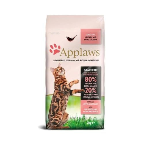 أبلاوز طعام جاف للقطط البالغة - دجاج مع السلمون 2...