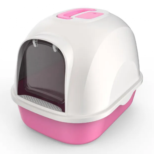 ليتر بوكس مغلق حجم كبير مع مجرفة وفلتر ماص للروائح