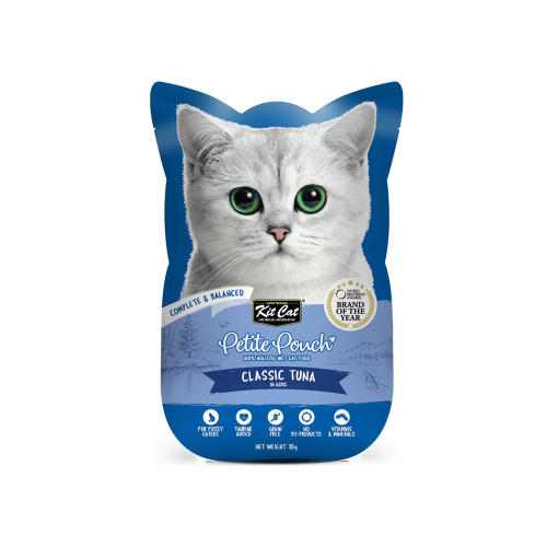 Kitcat Petite Pouch CompleteFood-Classic Tuna 70g...