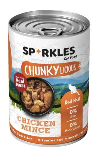Sparkles | Cat, Chicken Mince In Gravy - 400g سبار...