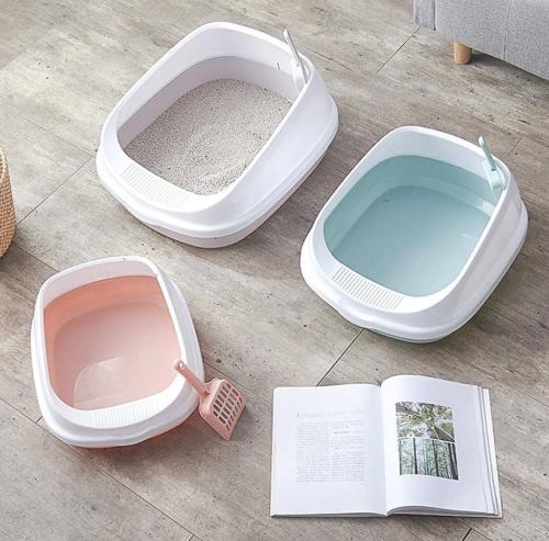 صندوق رمل (ليتر بوكس) مع مجرفة ايطالي الوان متعددة