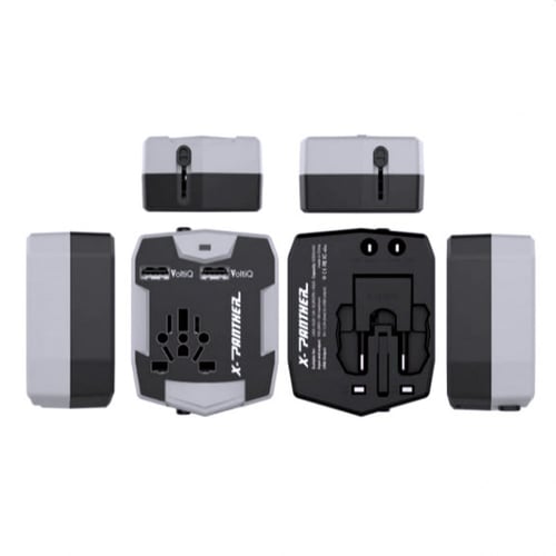 شاحن متنقل مع قابس دولي