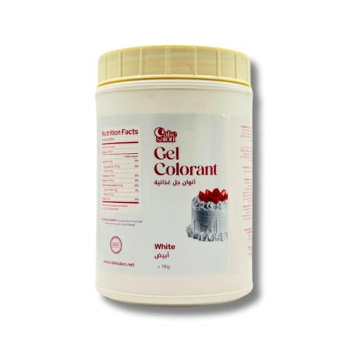 ألوان جل غذائية 1 كيلو أبيض