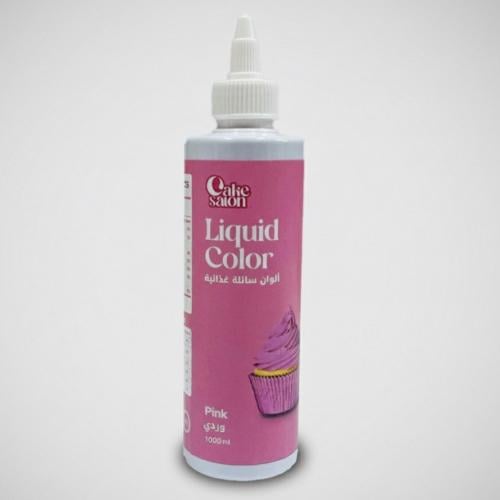 ألوان سائلة غذائية 1 لتر وردي