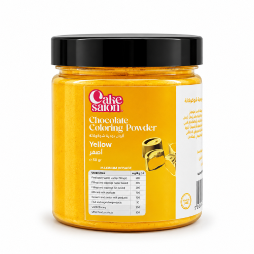 Chocolate powder colors yellow 50g