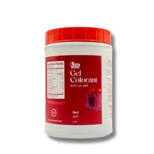 ألوان جل غذائية 1 كيلو أحمر