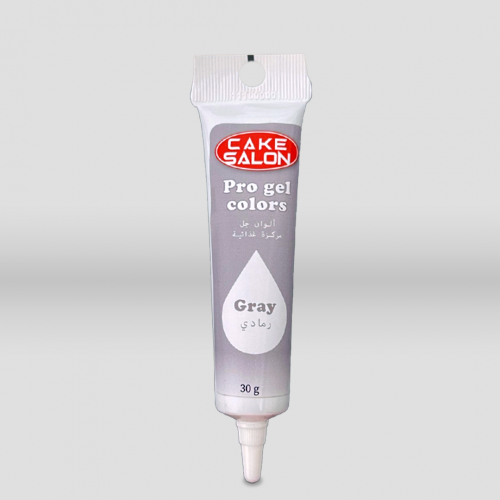 ألوان (برو جل) مركزة غذائية رمادي / 30 جرام