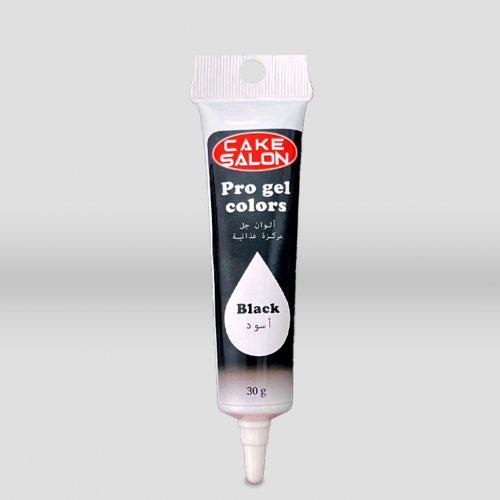 ألوان (برو جل) مركزة غذائية أسود / 30 جرام