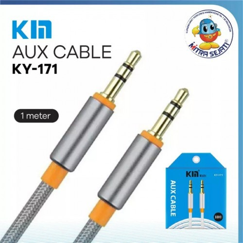 وصله سماعات ام بي ثري AUX TO AUX KIN KY-171