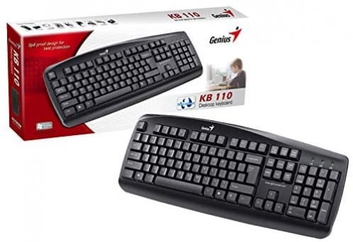 GENIUS KEYBOARD-KB-110 USB جينيس لوحة المفاتيح USB...