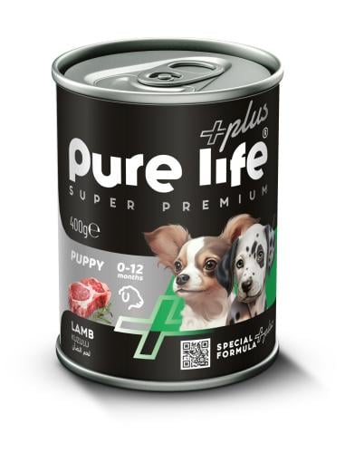 Pure Life Plus اكل رطب للكلاب الصغيرة قطع لحم الضأ...