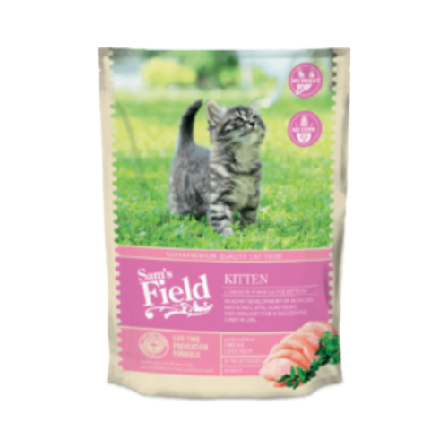 Sams field طعام جاف للقطط الصغيرة متكامل وعالي الج...