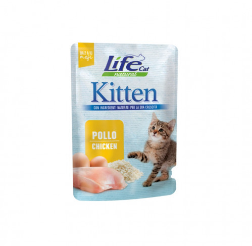 Life Cat لايف كات أظرف طعام رطب للقطط الصغيرة بنكه...