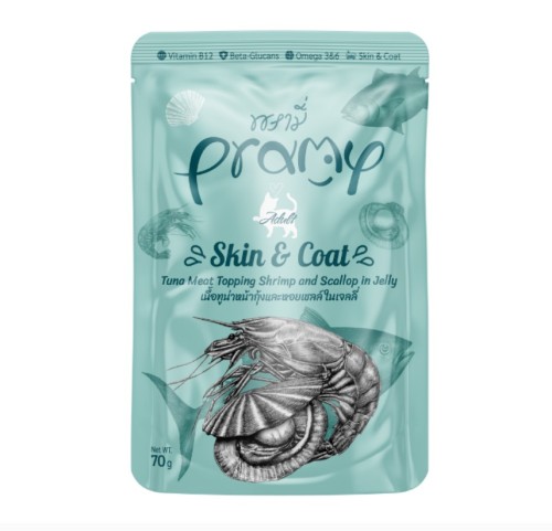 Pramy اكل رطب للقطط البالغة بالتونا و الروبيان في...