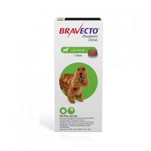 حبوب Bravecto للكلاب للوقاية من القراد لوزن 10 - 2...