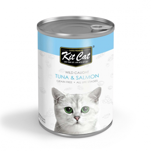 Kit cat معلبات للقطط البالغة والصغيرة بالتونا و ال...