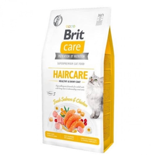 Brit care اكل جاف للقطط بالدجاج والسالمون لدعم صحة...