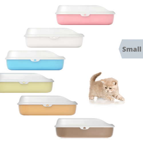 pakeway لتر بوكس مناسب للقطط الصغيرة بألوان مختلفة