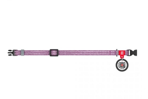 WAU DOG طوق مقاس XS مزود بعلامة QR مناسب للقطط وال...