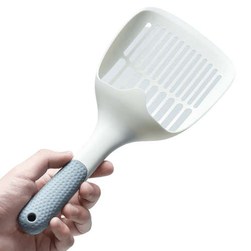 pakeway مجرفة لتنظيف رمل القطط حجم كبير لون أبيض و...