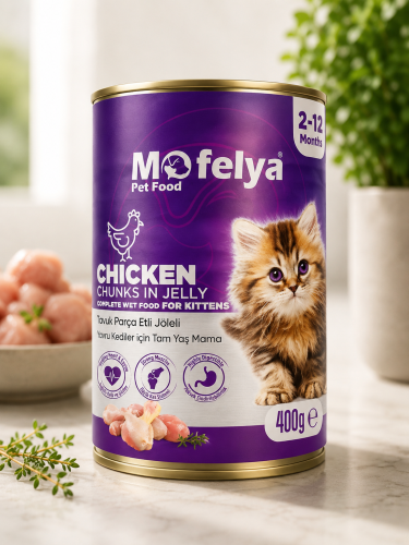 MOFELYA MOFELYA طعام رطب للقطط الصغيرة بالدجاج 400...