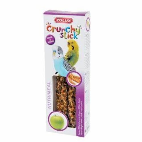 Zolux مكافأة العصي المقرمشة لطيور البادجي بنكهات م...
