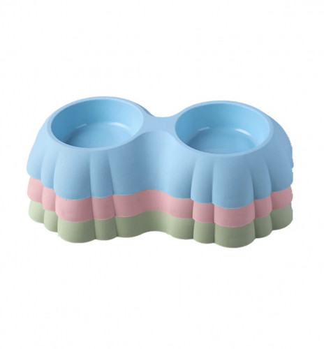 صحن اكل للقطط والكلاب بألوان مختلفة