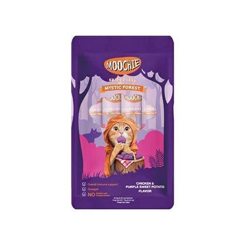 MOOCHIE مكافأة للقطط بنكهة الدجاج والبطاطا الحلوة...