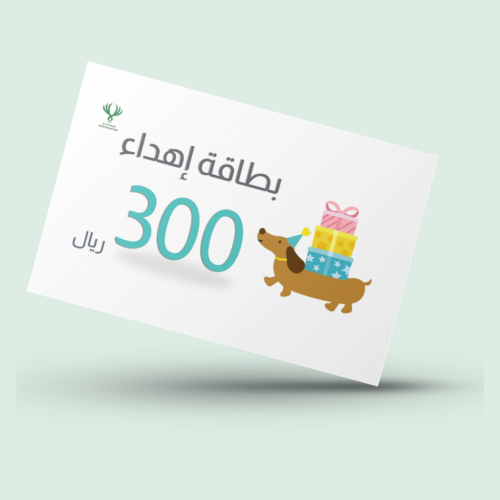 بطاقة اهداء 300