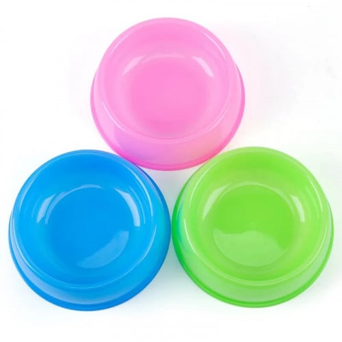 صحن اكل للحيوانات الأليفة بألوان واحجام مختلفة