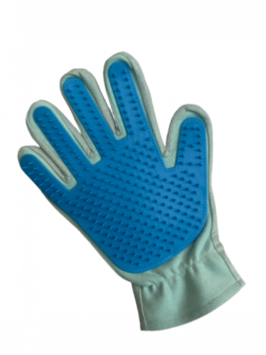 قفاز لتدليك و إزالة الشعر للحيوانات الأليفة بألوان...