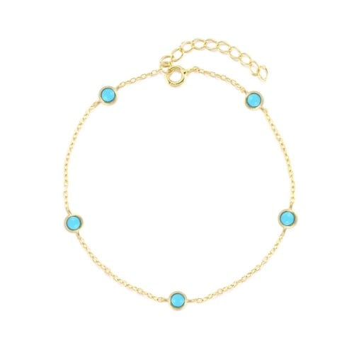 اسورة فضة مطلي ذهب