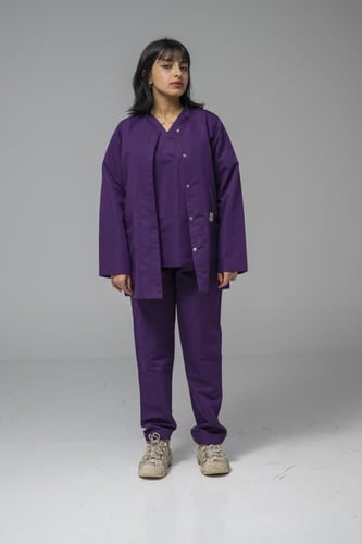 جكت طبي لون ليلكي