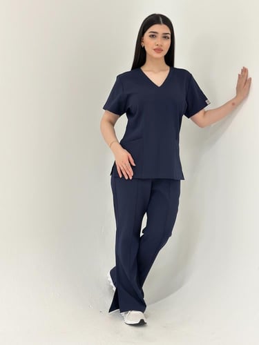 سكراب طبي لون كحلي - موديل رقم ٢