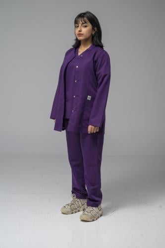 جكت طبي لون ليلكي