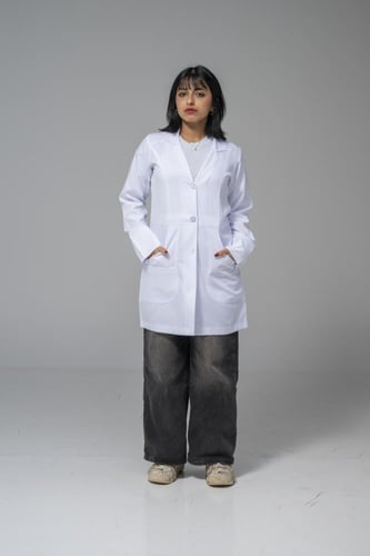 بالطو طبي نسائي ابيض | لابكوت موديل رقم 3