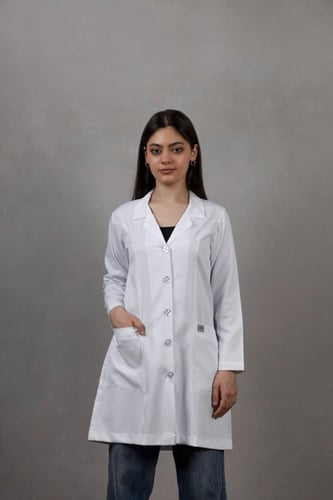 بالطو طبي نسائي ابيض | لابكوت موديل رقم 1