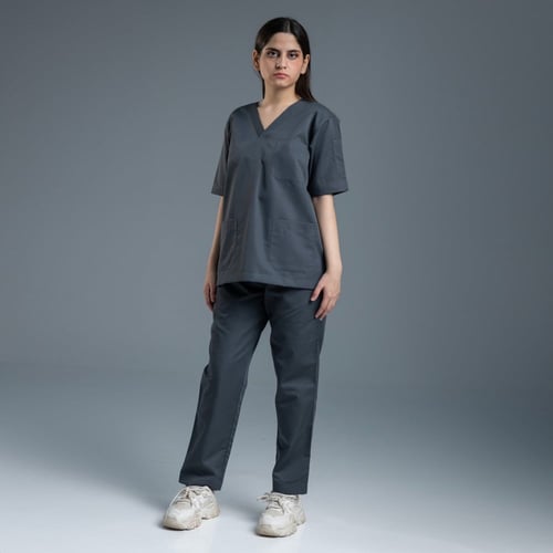 سكراب رمادي غامق طبي - نسائي