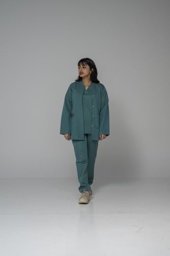 جكت طبي لون تيفاني غامق