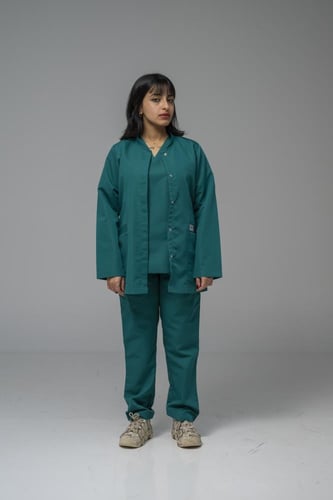 جكت طبي لون اخضر غامق