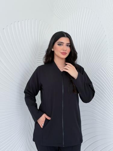 جاكت لون اسود - موديل رقم ٢
