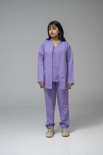 جكت طبي لون موف